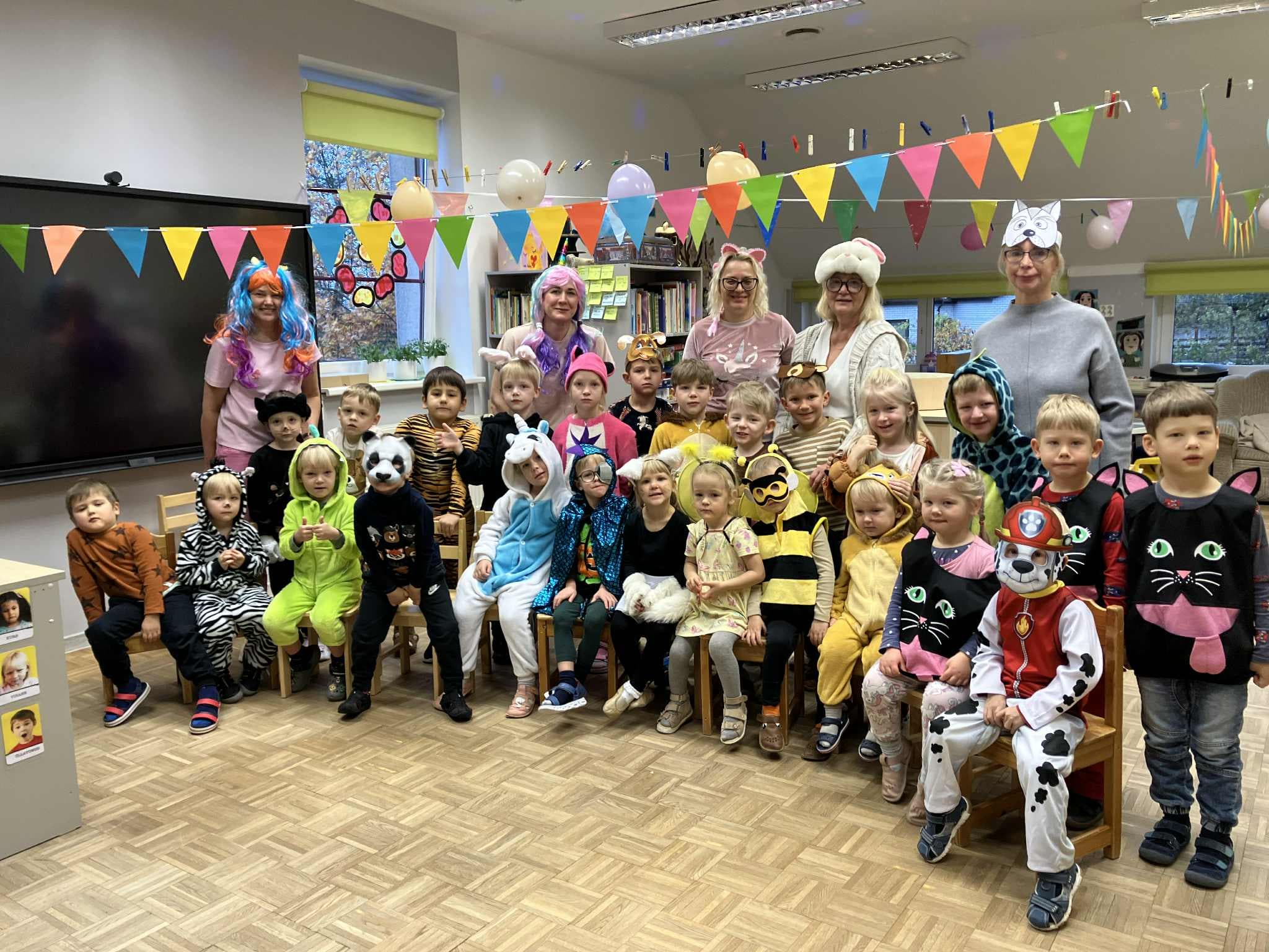 Lasteaias toimus loomade karneval