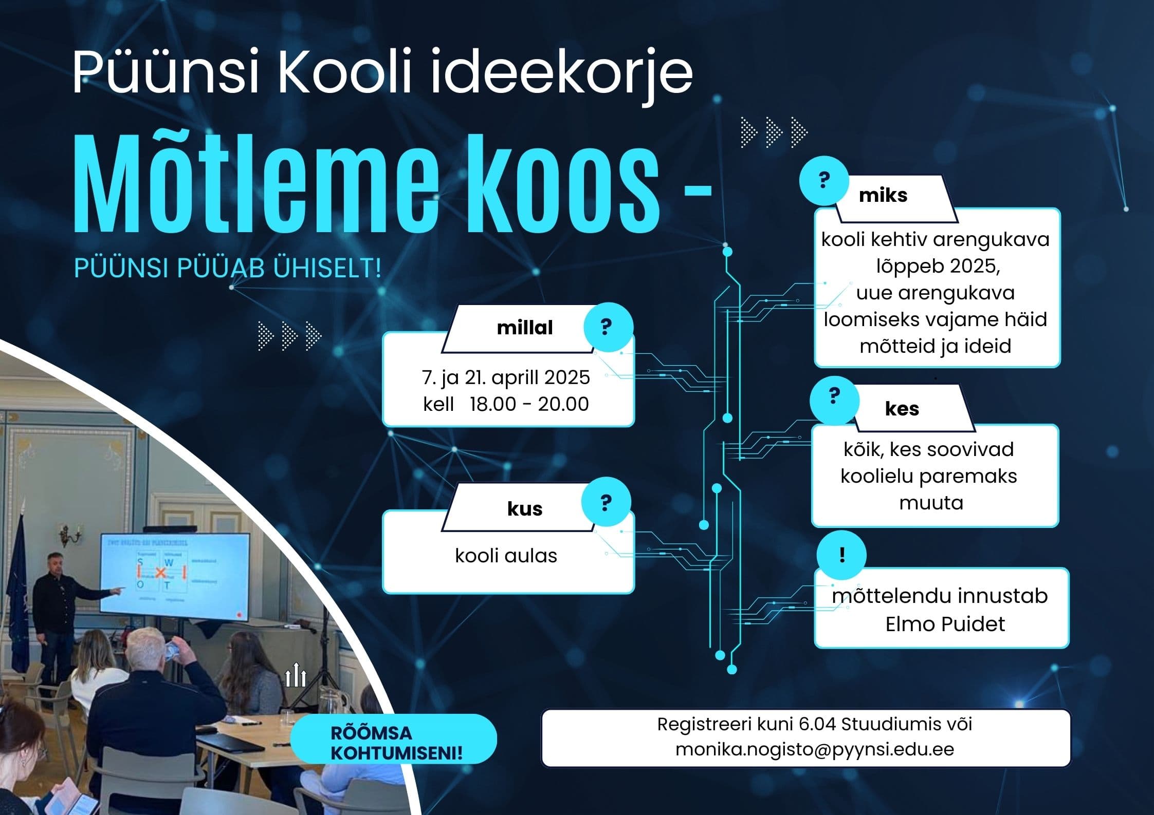 7. ja 21.aprillil toimub Püünsi Kooli ideekorje "Püünsi püüab ühiselt"