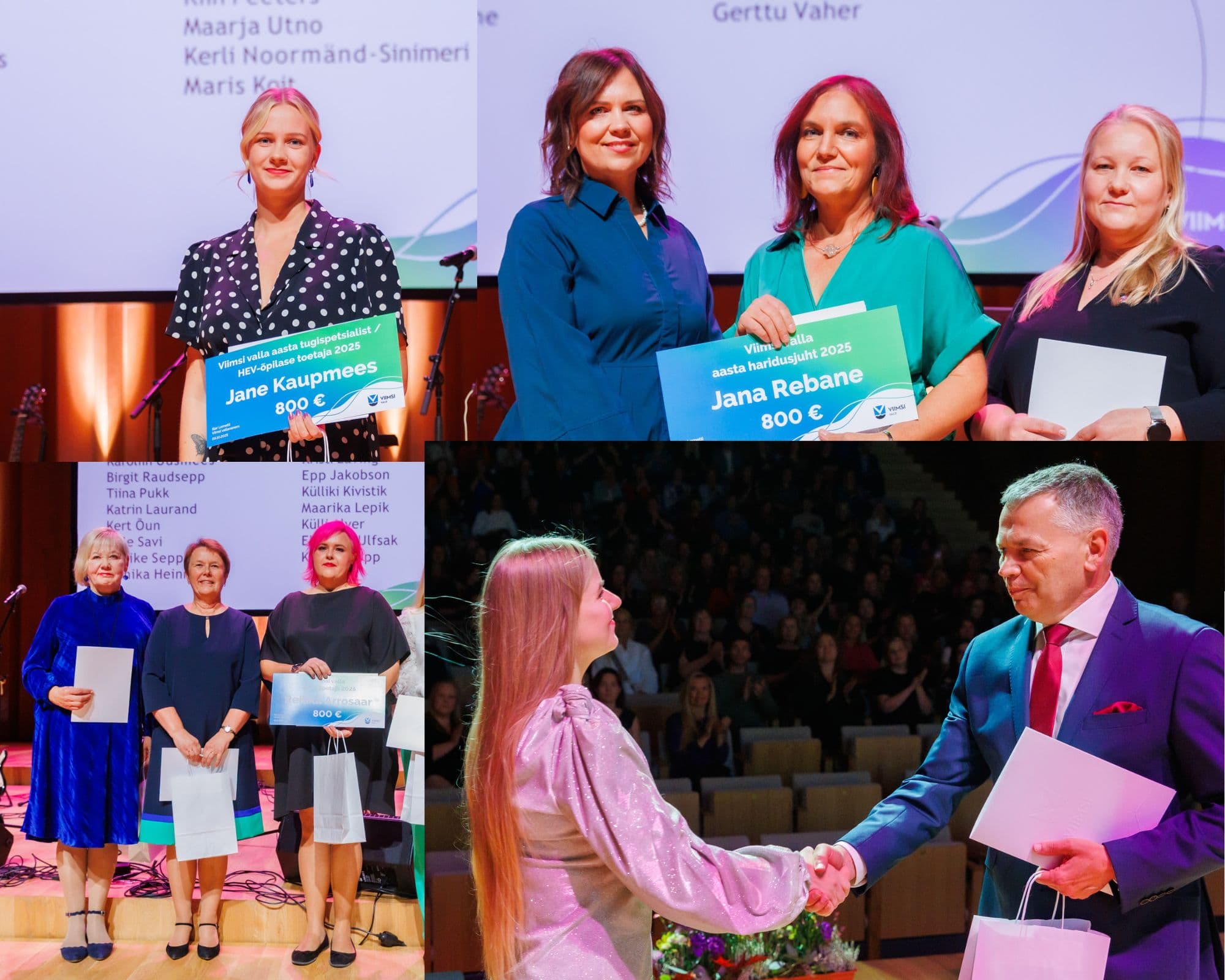 Viimsi valla õpetajate tänuõhtul tunnustati parimaid