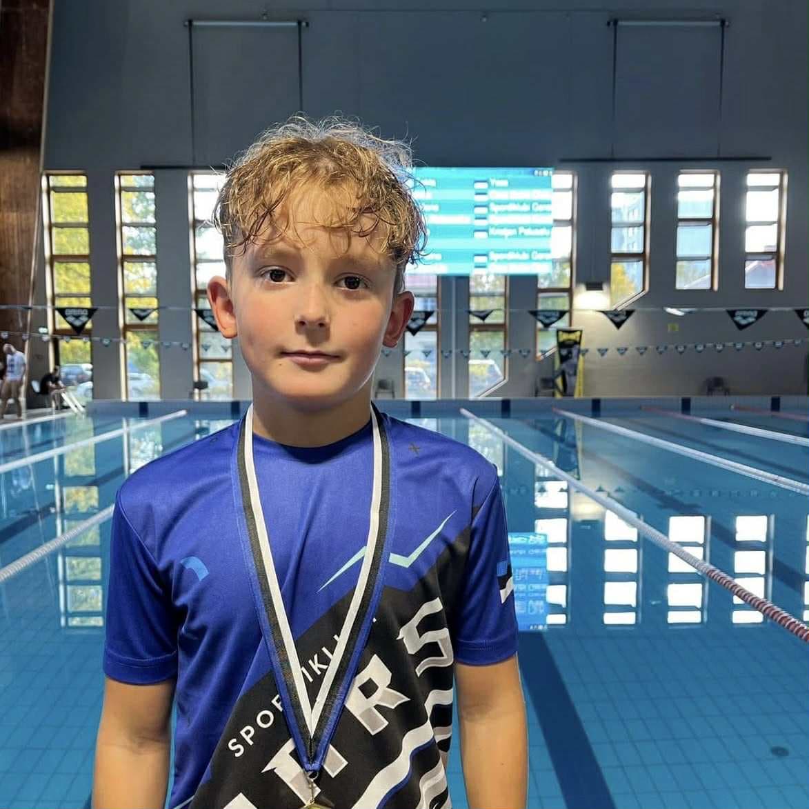 Mihhail Stepantsov saavutas 1. koha 50 meetri liblikujumises