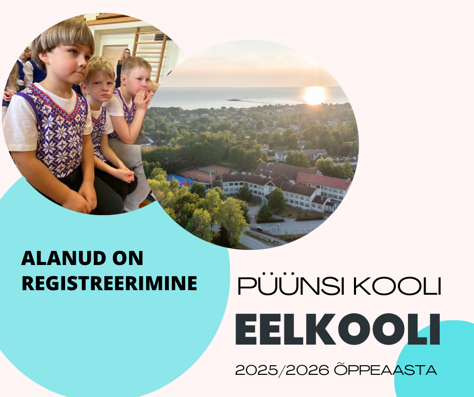 Alanud on registreerimine Püünsi Kooli eelkooli